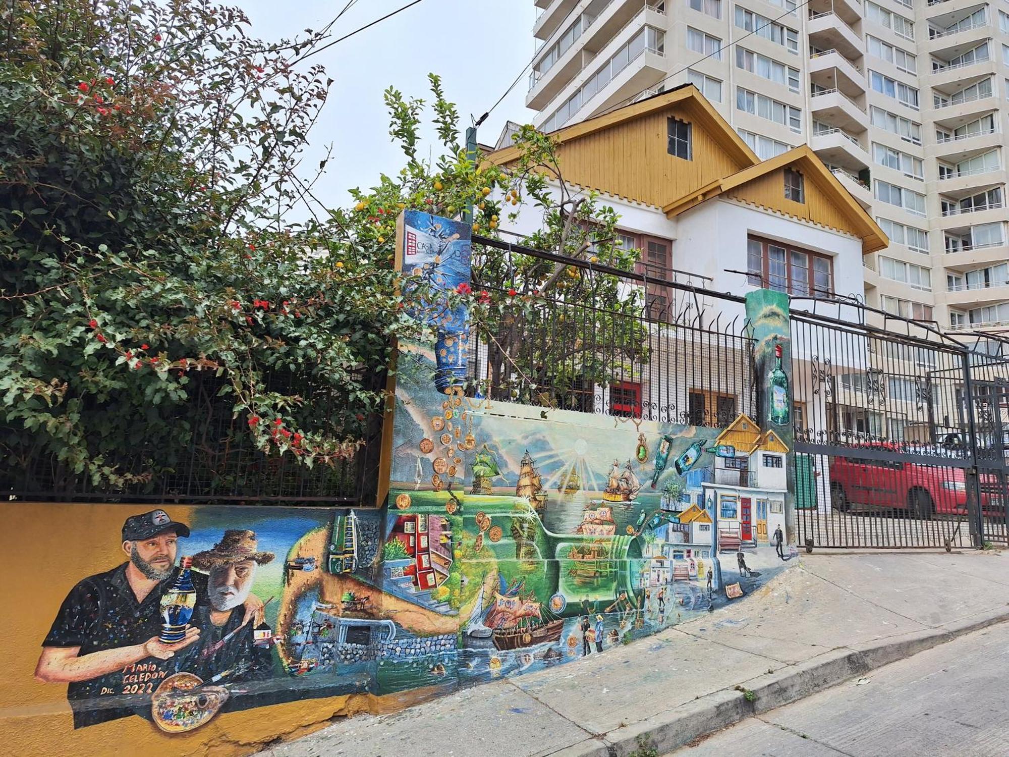 Casa Avenida Alemania Hotel Valparaíso Buitenkant foto